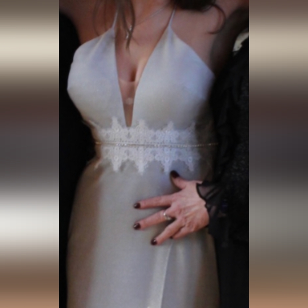 Metallic wedding prom dress - Picture 5 of 16